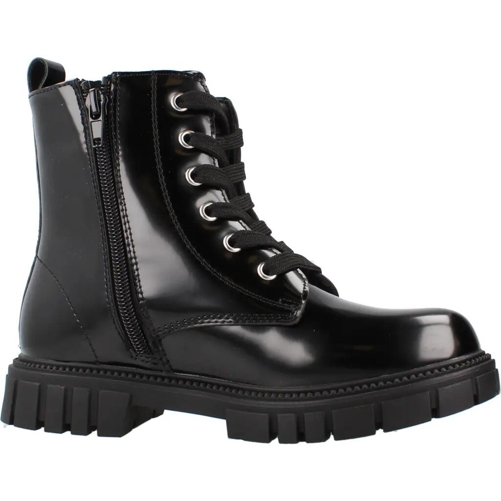 Botas Militares de Niña con Estrella en Negro 5/5