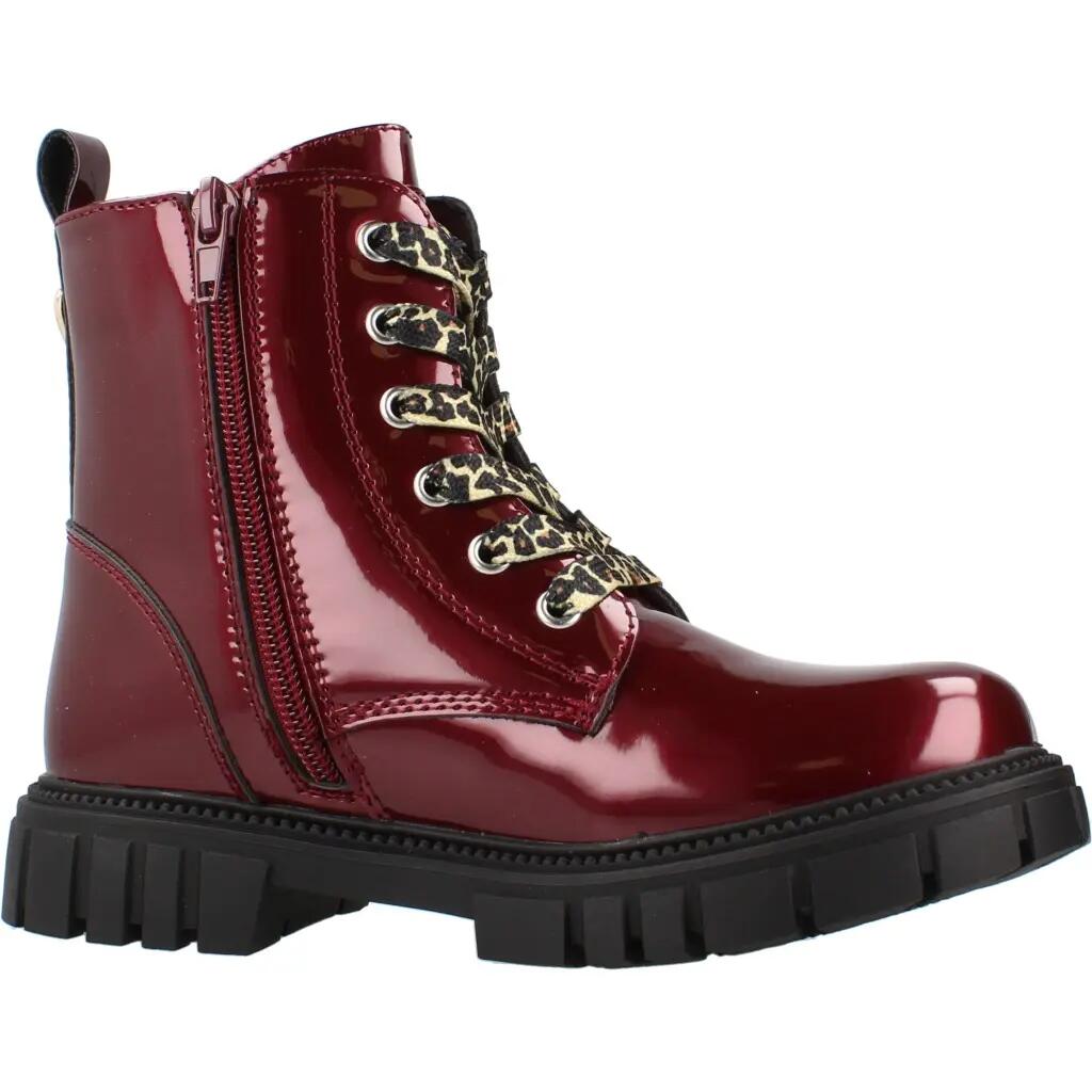 Buty CONGUITOS COSH244018 MILITARY BOOTS PATENT Bordeaux 5/5