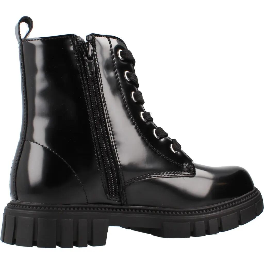 Botas Militares de Niña con Estrella en Negro 4/5