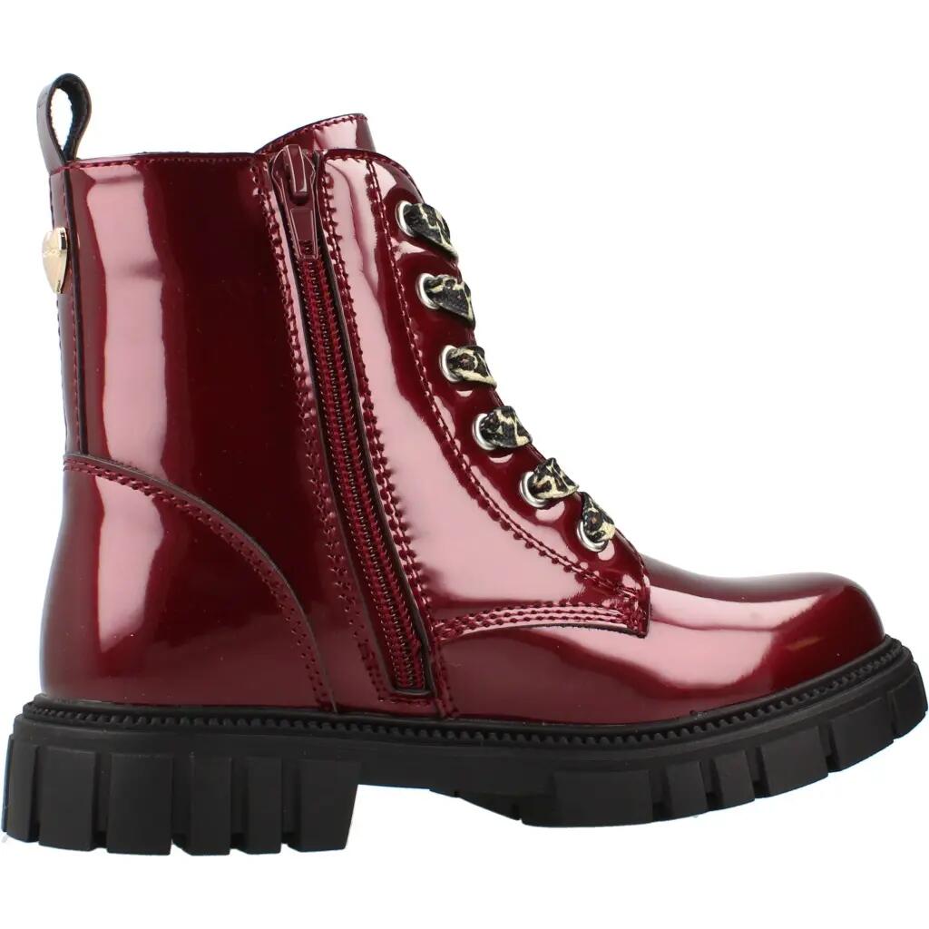 Buty CONGUITOS COSH244018 MILITARY BOOTS PATENT Bordeaux 4/5