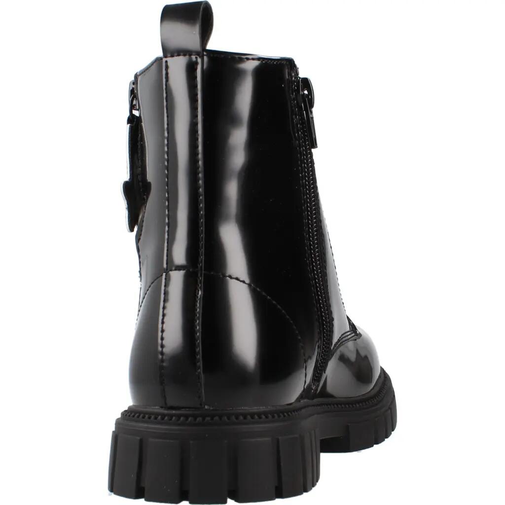 Botas Militares de Niña con Estrella en Negro 3/5