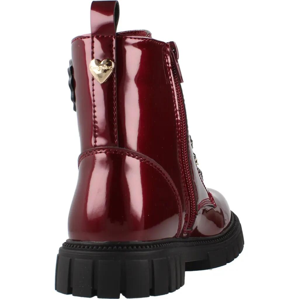 Buty CONGUITOS COSH244018 MILITARY BOOTS PATENT Bordeaux 3/5