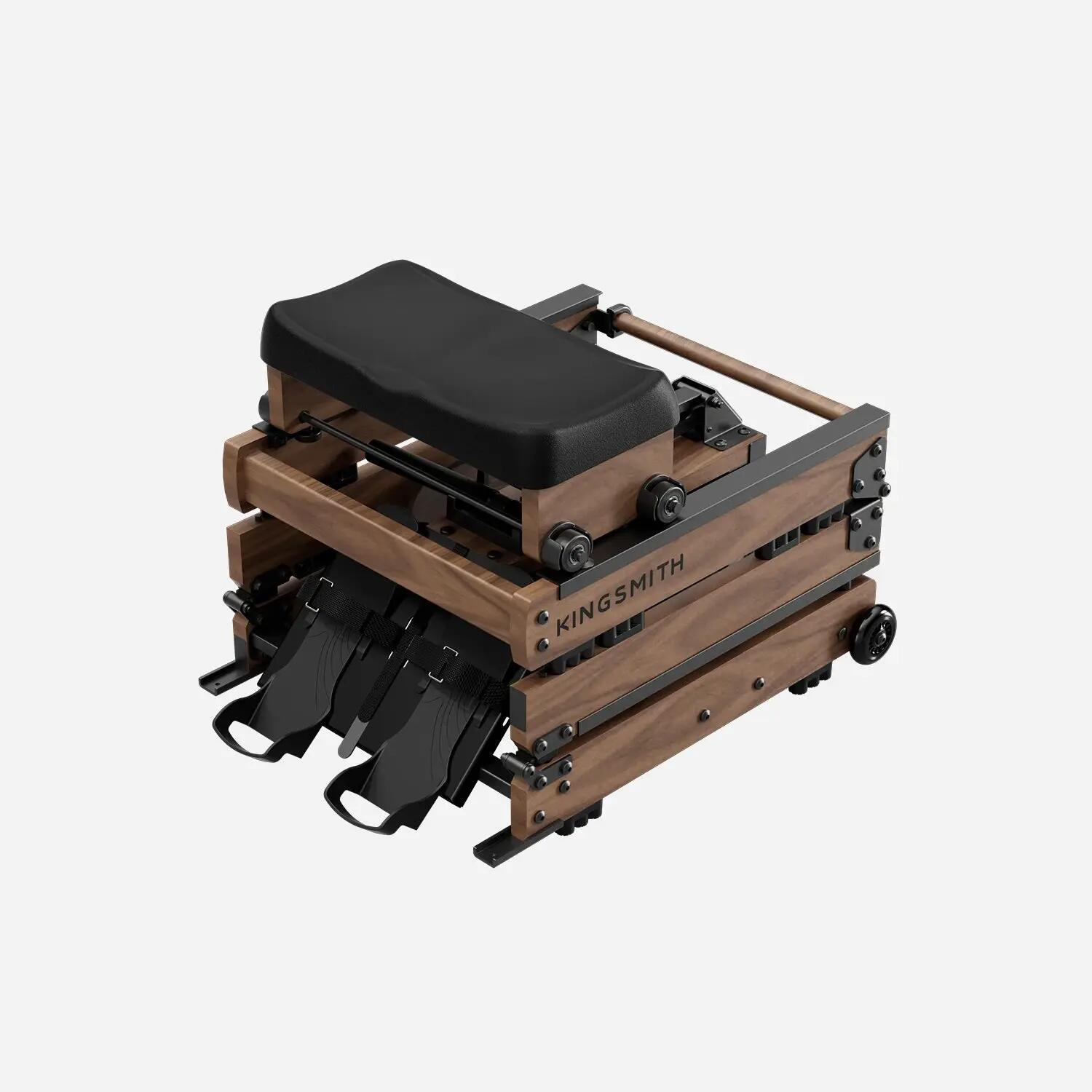 Rameur à eau pliable en bois avec plateau table WR3L 3/14