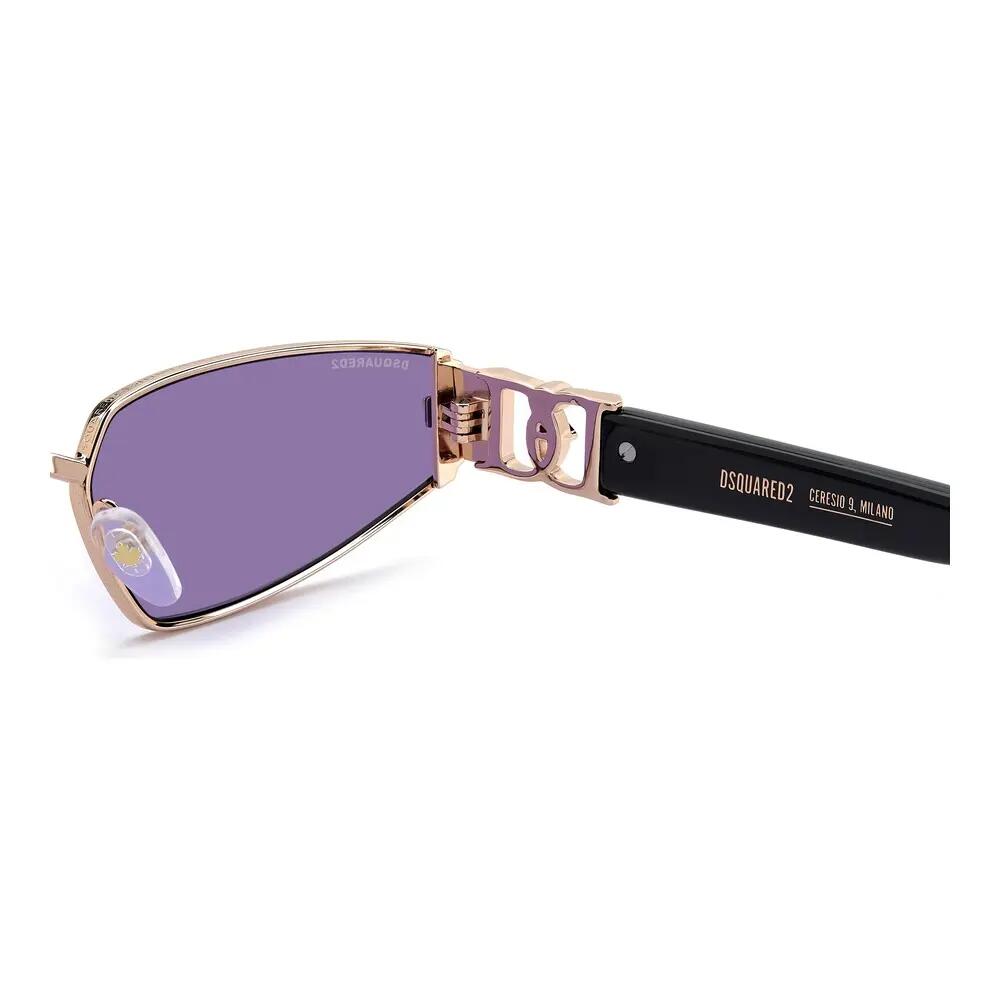 Okulary Przeciwsłoneczne Dsquared2 D2 0168/S DDB z Metal Damskie 61 mm 5/5
