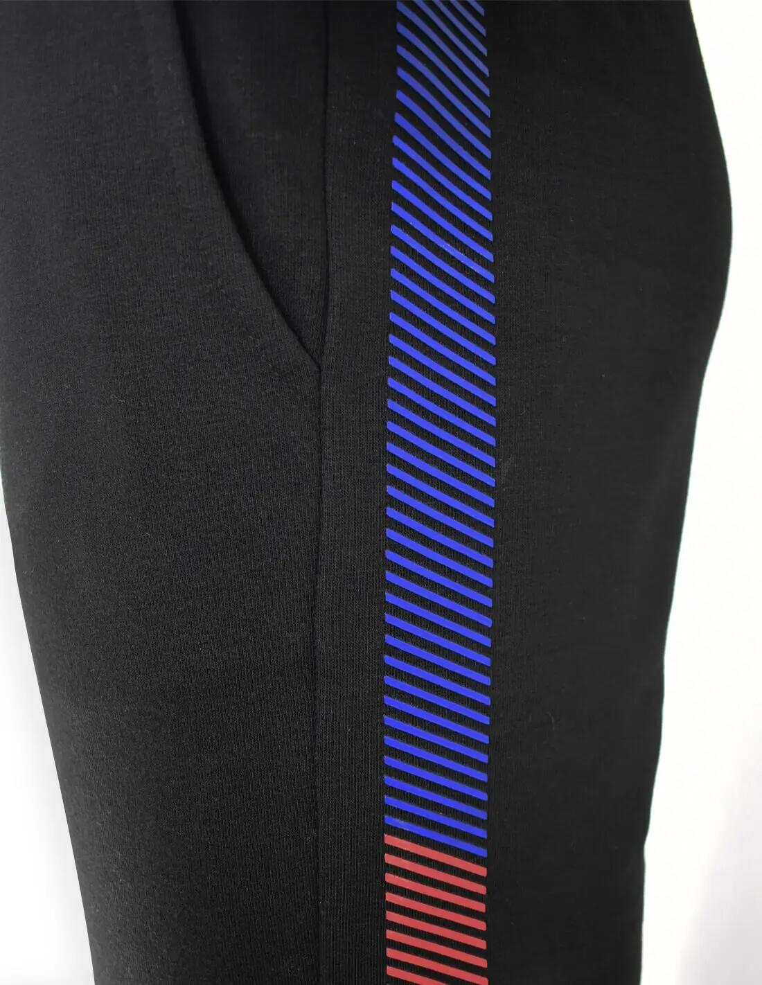 Pantalón Jogger FC Barcelona Niño Negro con Franja Blaugrana 4/4