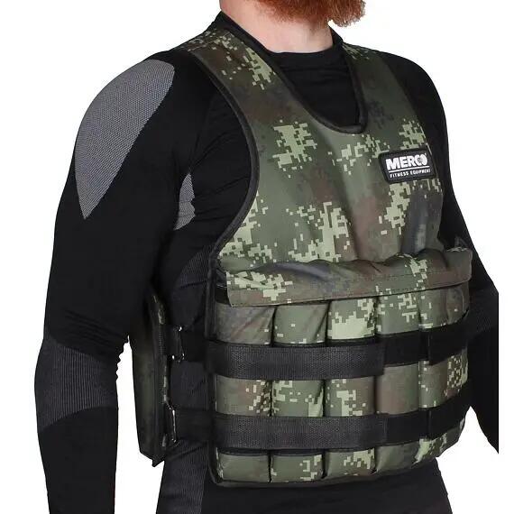 Nastavitelná zátěžová vesta Merco Hercules 20 kg 3/10