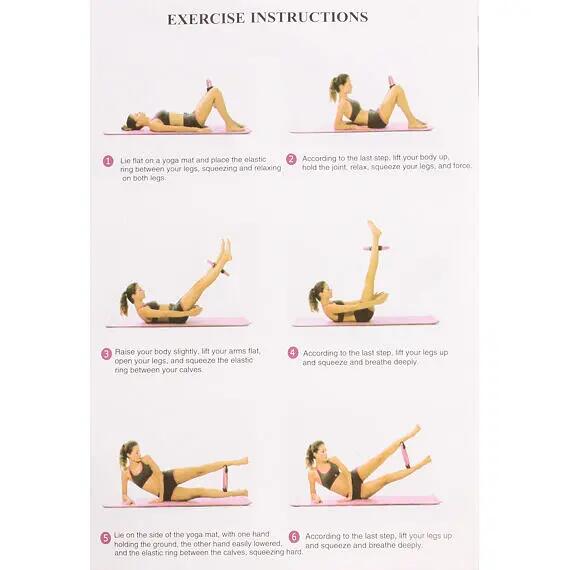 Kruh na pilates Merco Yoga Crescent s úchyty 3/3