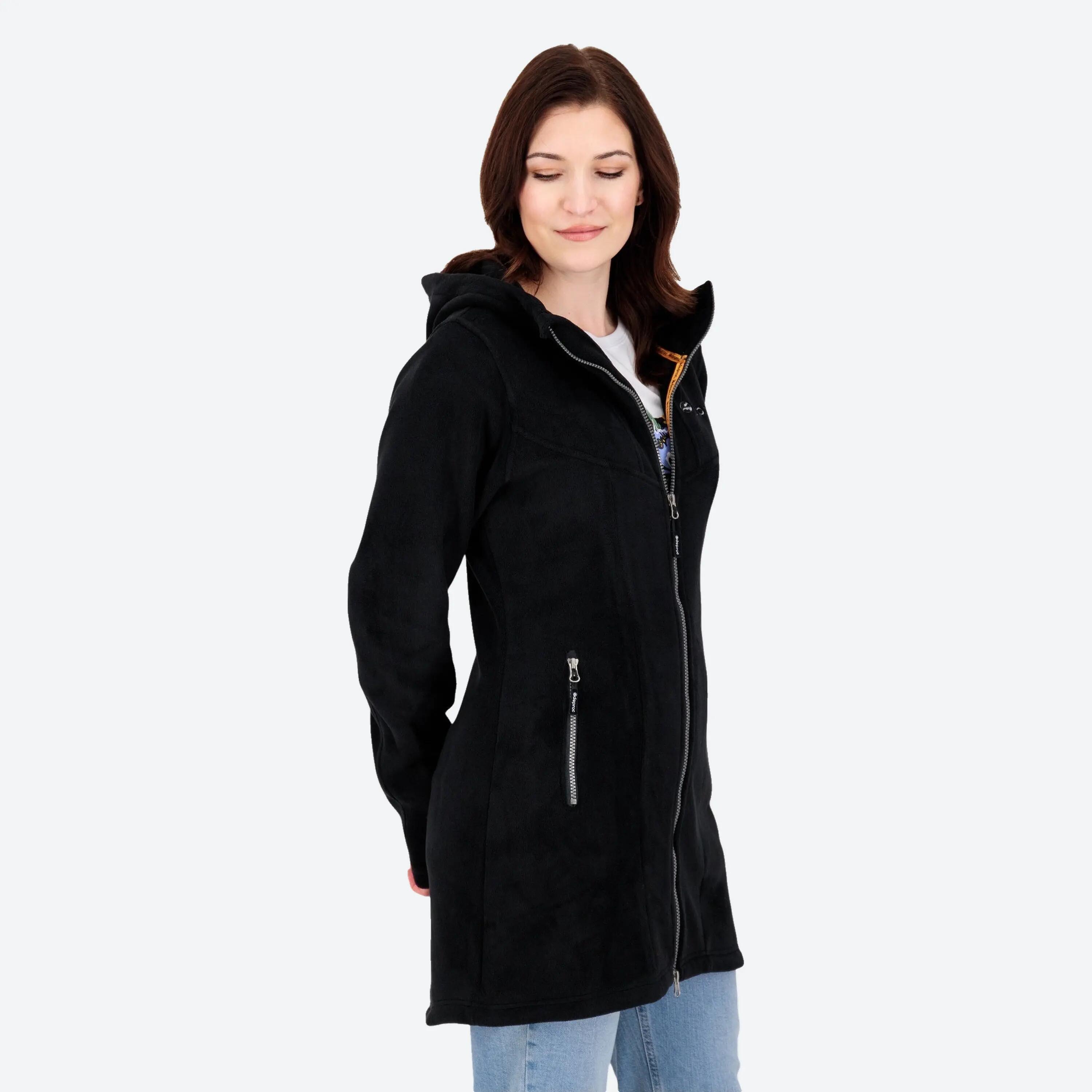 Femme - Randonnée nature - Manteau polaire - capuche, 2 voies - WAWA PEAK 2/5