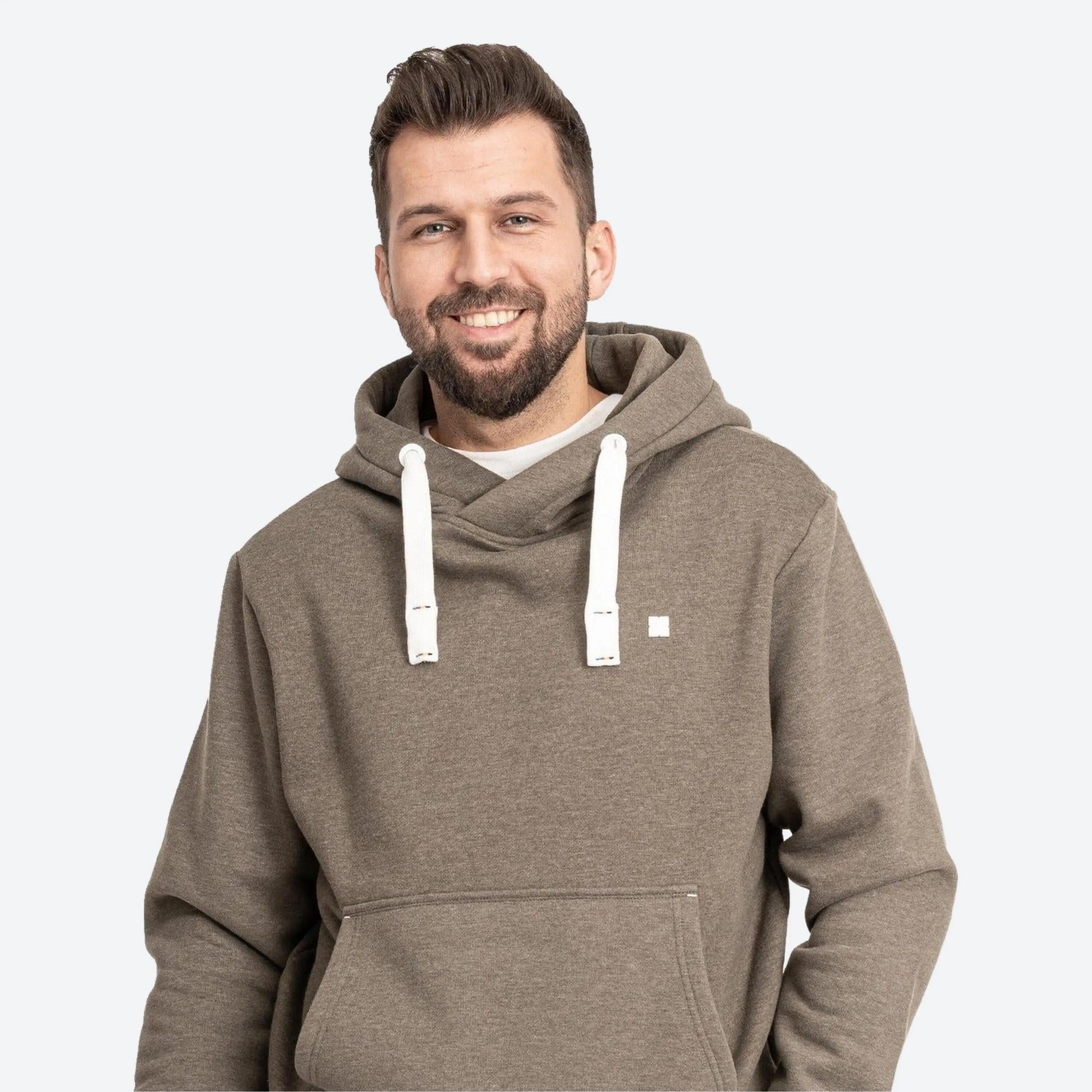Homme - Randonnée nature - Sweat à capuche LINUS II - gratté 9/9