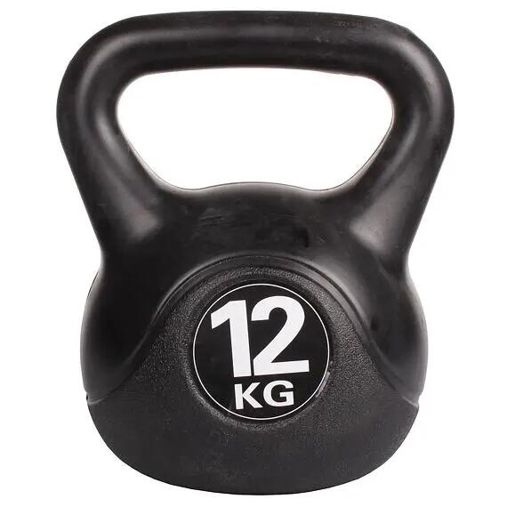 Kettlebell Merco Cross s jádrem z cementu a povrchem TPE 6/7