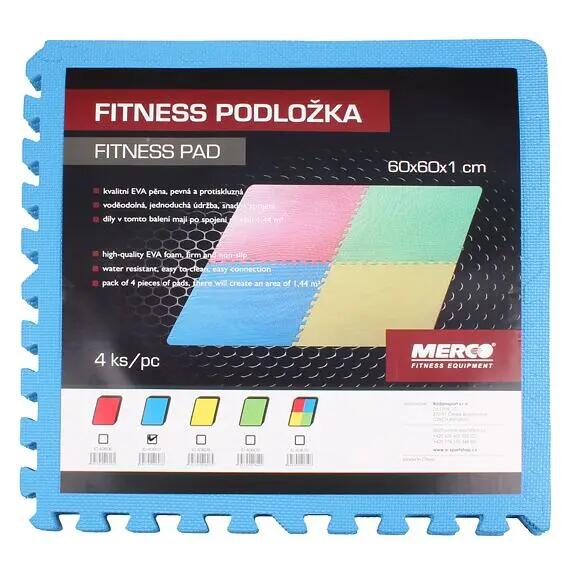Fitness podložka z EVA pěny 60 × 60 cm, sada 4 ks 4/4