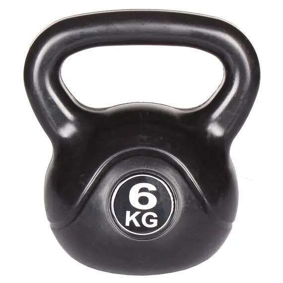 Kettlebell Merco Cross s jádrem z cementu a povrchem TPE 3/7