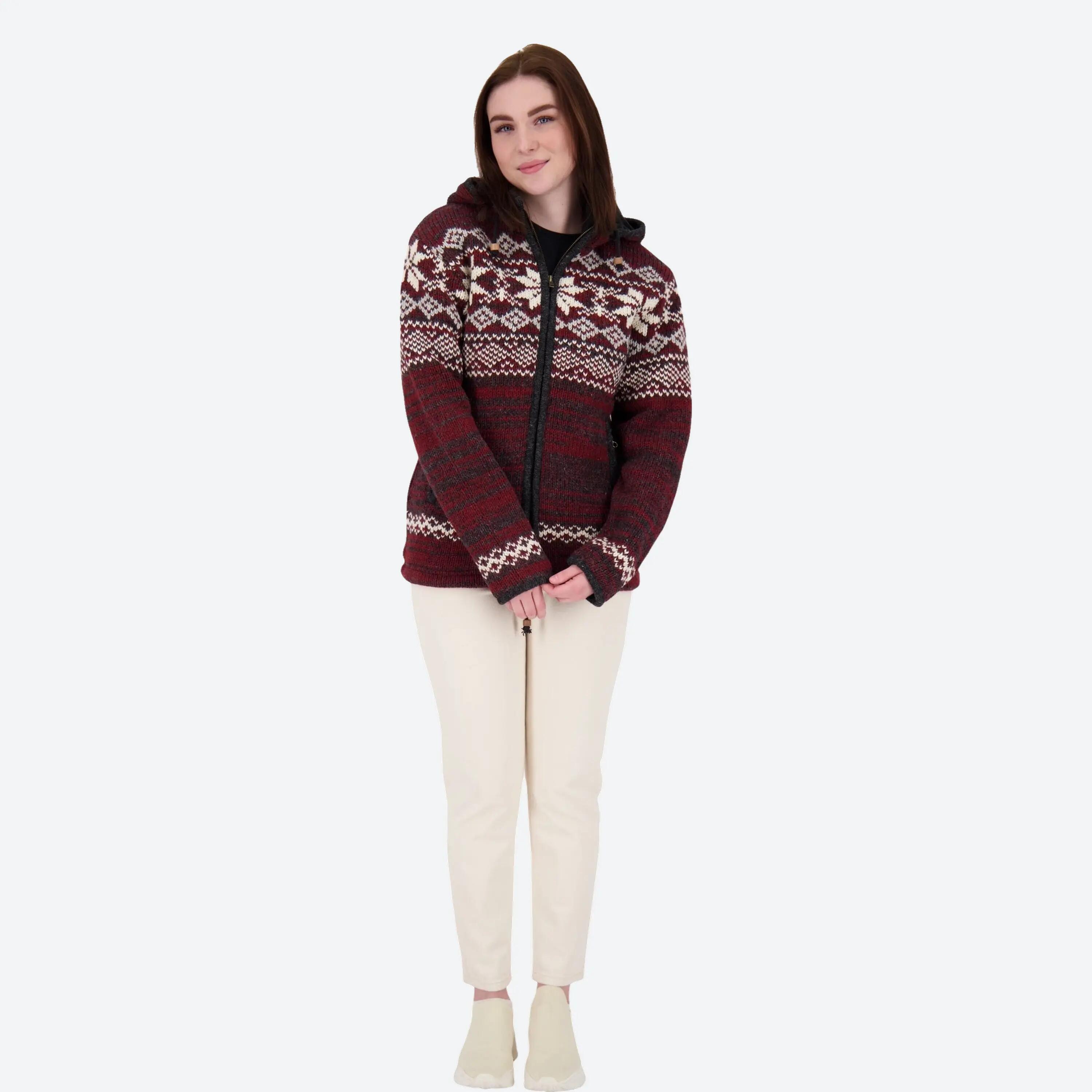 Femme - Randonnée nature - Veste tricot polaire - capuche - ANNAPURNA 4/4