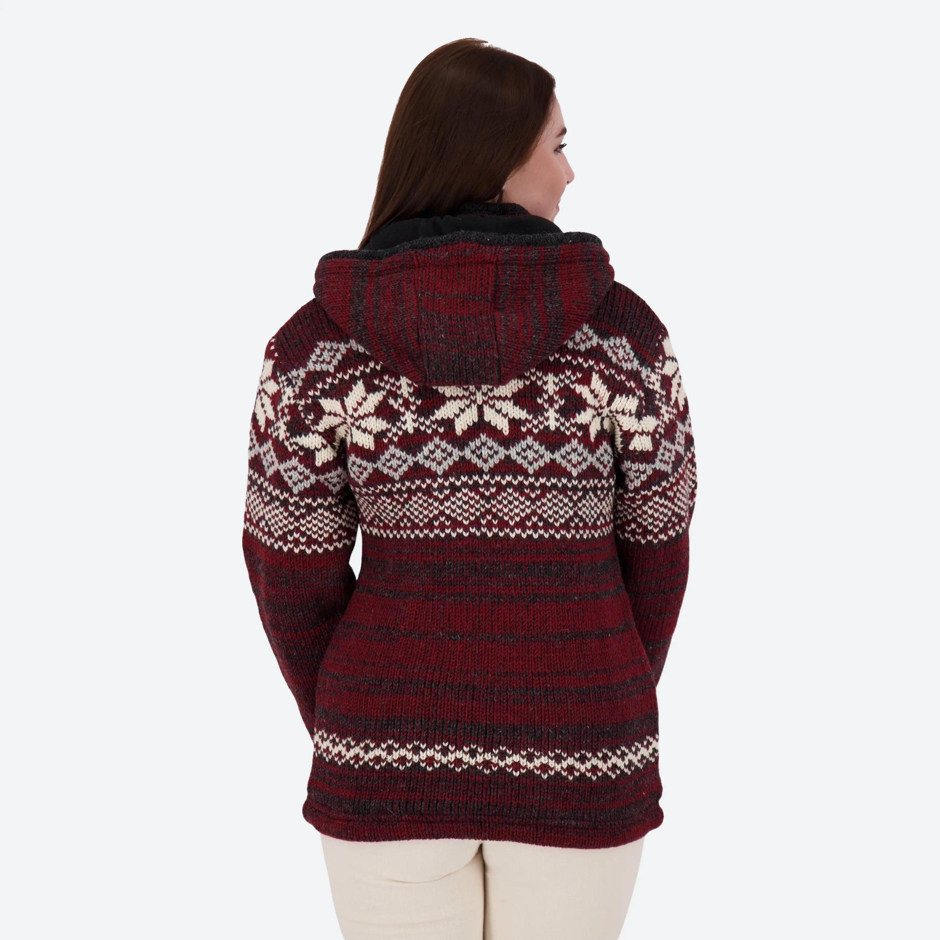 Femme - Randonnée nature - Veste tricot polaire - capuche - ANNAPURNA 3/4