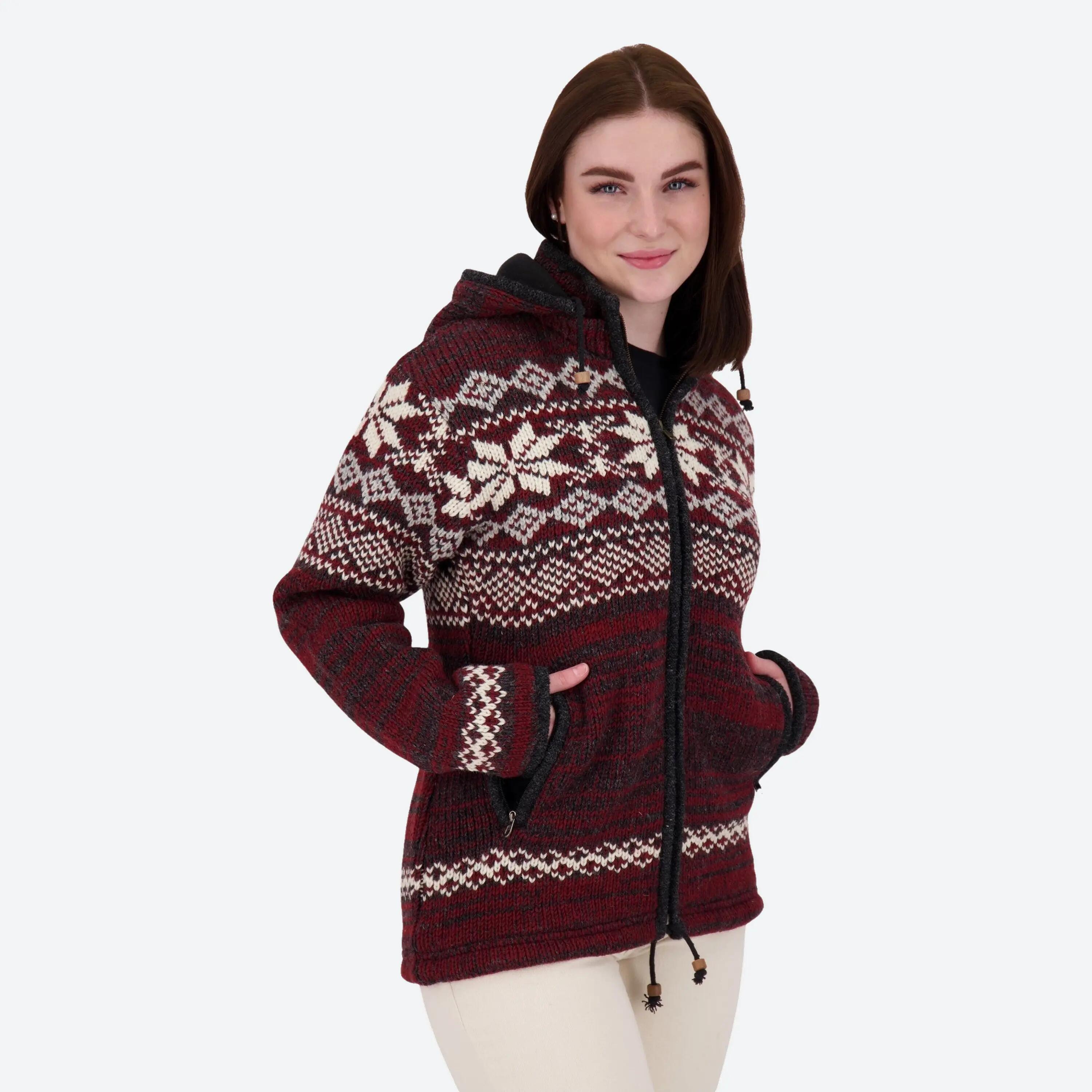 Femme - Randonnée nature - Veste tricot polaire - capuche - ANNAPURNA 2/4