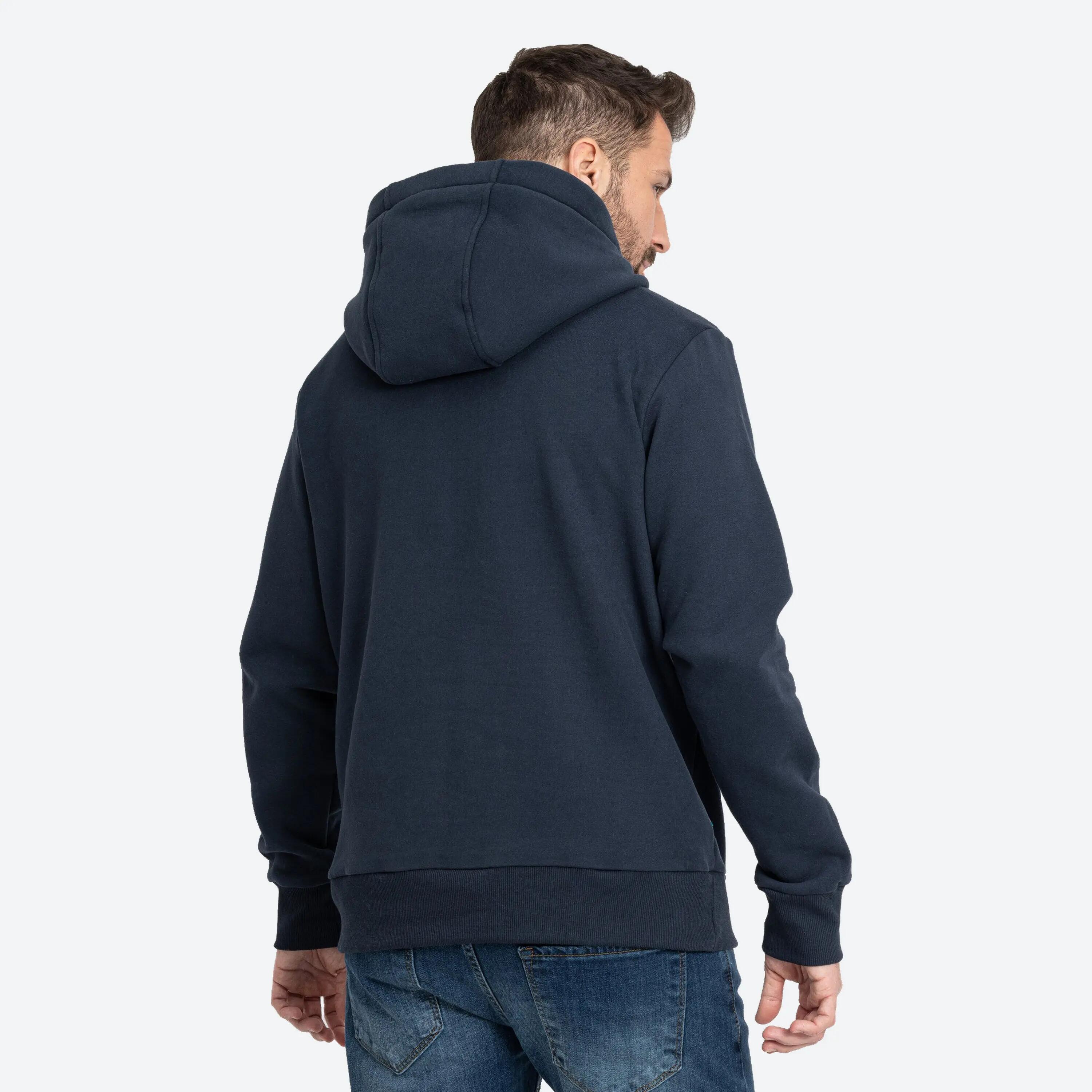 Homme - Randonnée nature - Sweat à capuche LINUS II - gratté 4/9