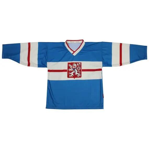 Hokejový dres, replika Československa 1947, dlouhý rukáv 3/4