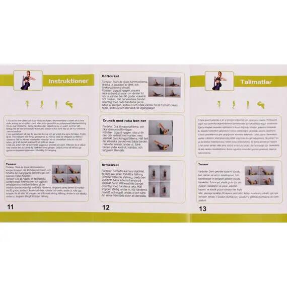 Sada posilovacích gum Merco Yoga Stretch Mix 1500 8/9