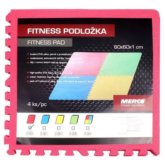 Sada puzzle podložek Merco Colored Puzzle, 4 ks 3/4