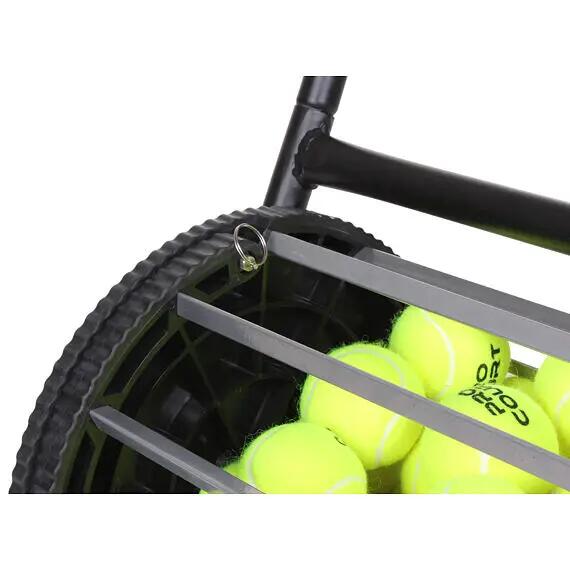 Skládací kovový sběrač a koš na tenisové míčky Merco Collector Roller 7/7
