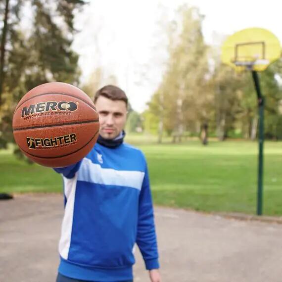 Lepený basketbalový míč Merco Fighter 3/3