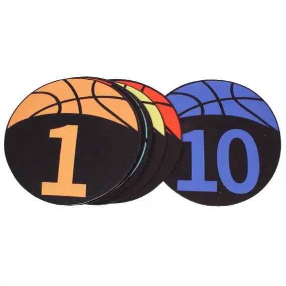 Basketbalové tréninkové značky Merco, sada 10 kusů 2/4