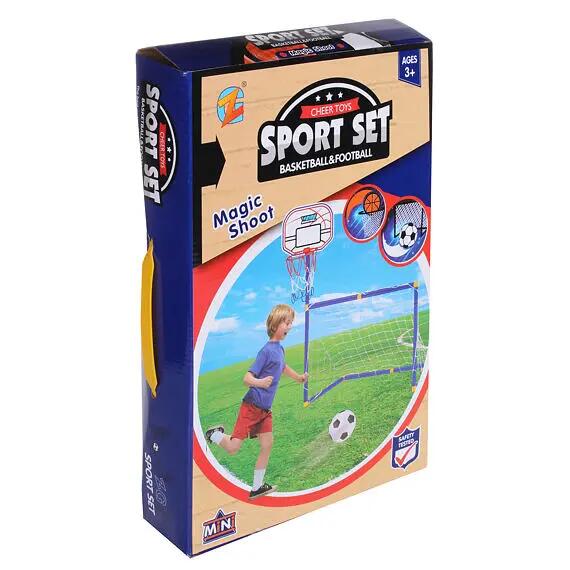 Dětský set 2 v 1 na fotbal a basketbal z lehkého plastu – Merco Kid Set FB 3/3