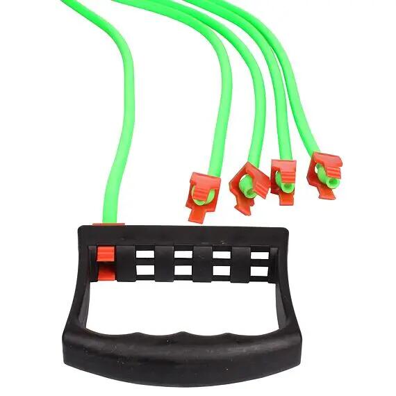 Posilovač expander s pěti gumovými lany TPE 2/2