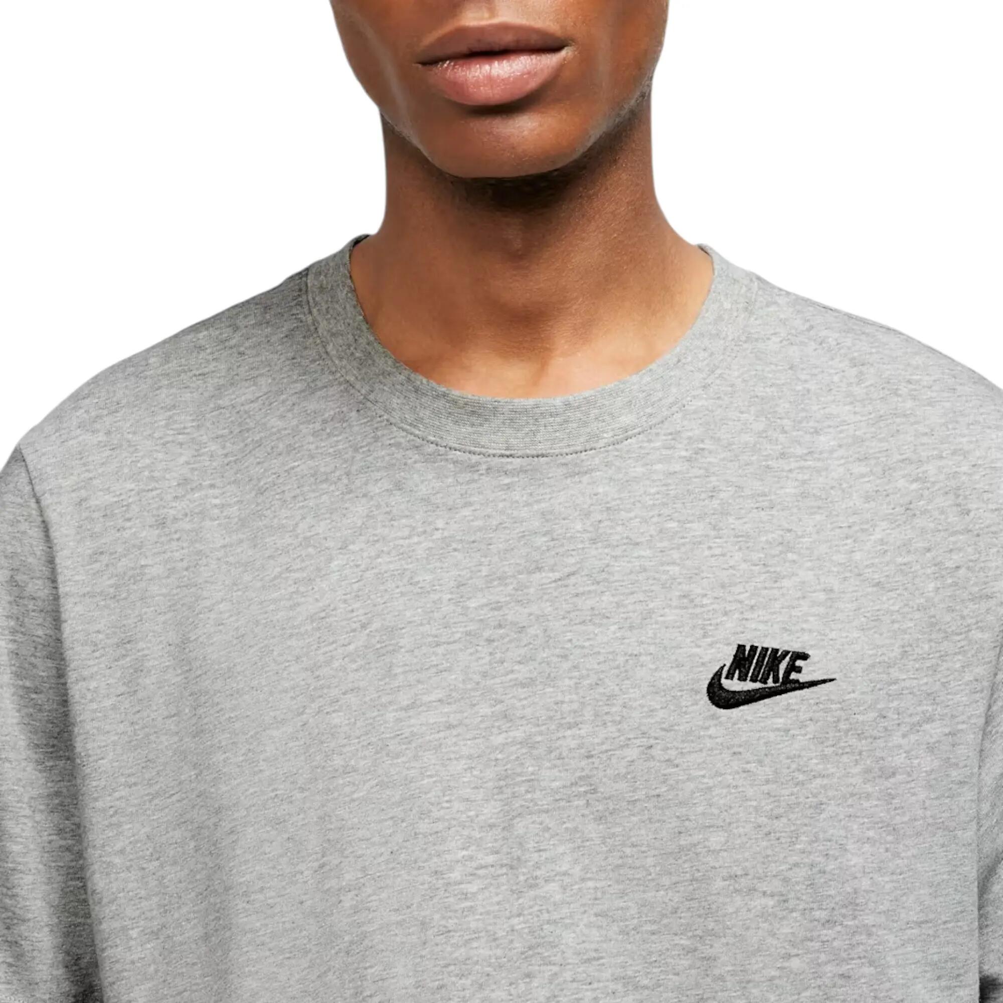 T-Shirt de desporto para homem (Cinzento / Prateado) 6/7
