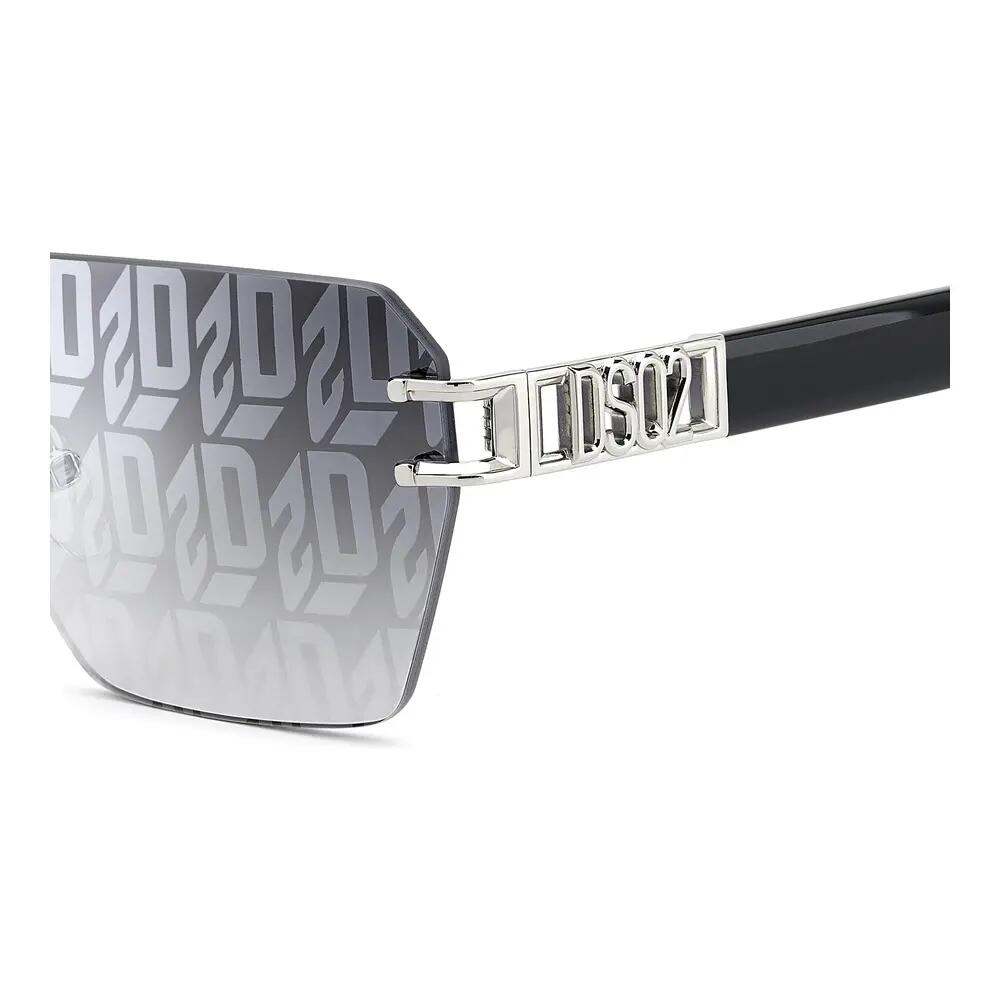 Occhiali da Sole Dsquared2 D2 0173/S 010 in Metallo Uomo 58 mm 4/5