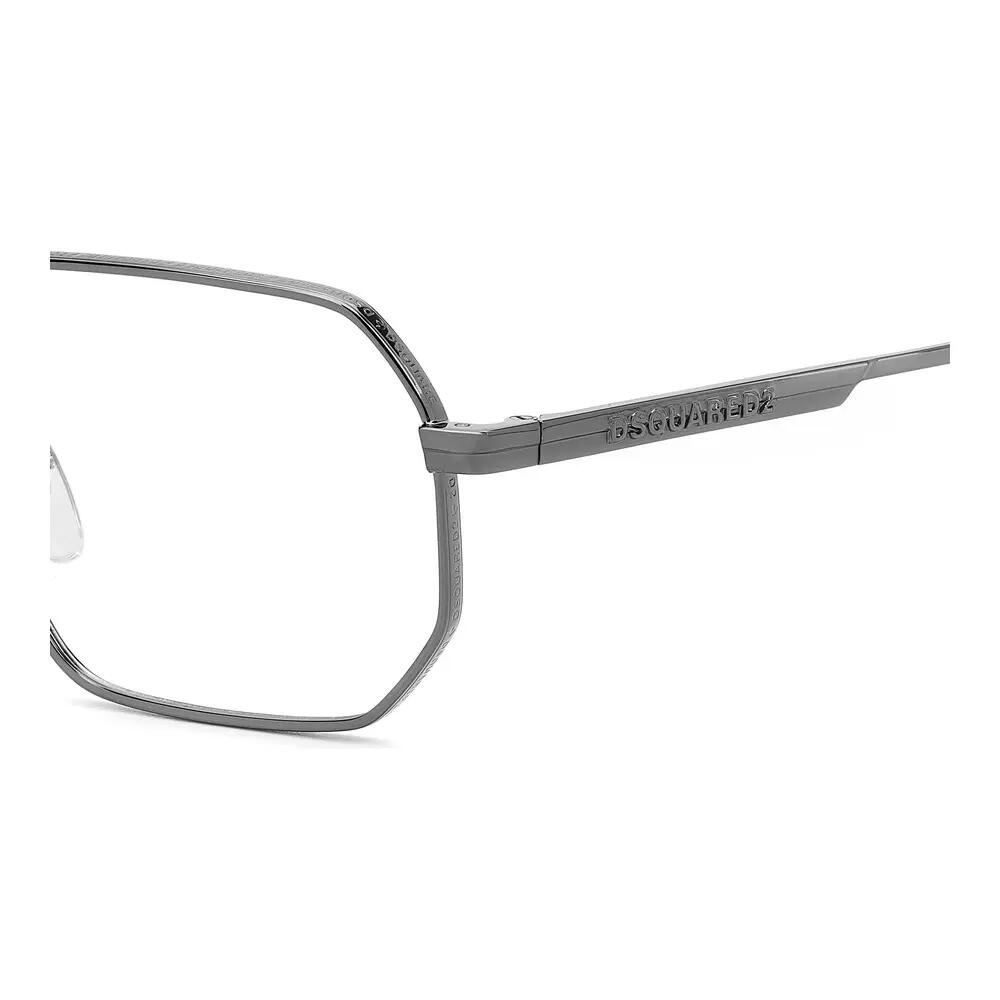 Occhiali da Vista Dsquared2 D2 0158 KJ1 in Metallo Uomo 56 mm 3/4