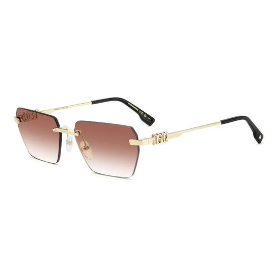 Lunettes de Soleil Dsquared2 D2 0102/S J5G 17 en Métal Homme 58 mm