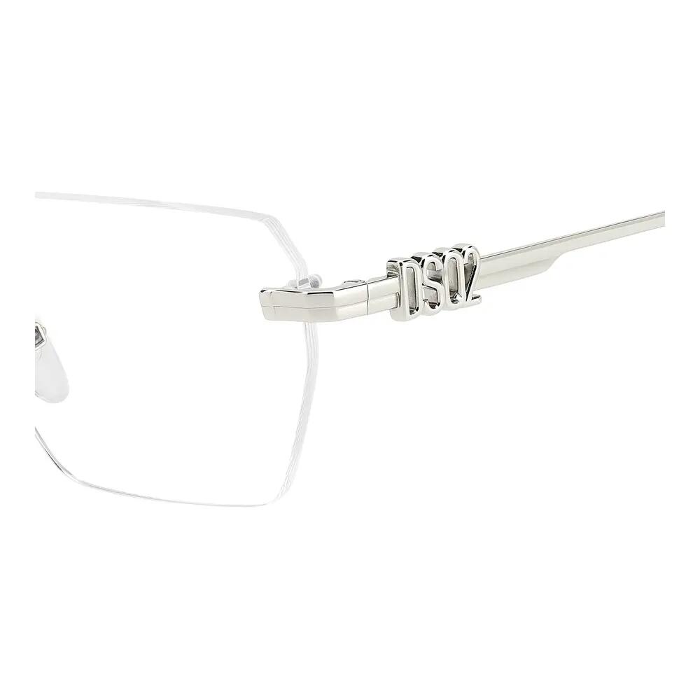 Occhiali da Vista Dsquared2 D2 0102 010 in Metallo Uomo 58 mm 4/5