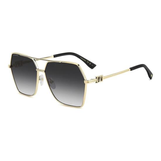 Lunettes de Soleil Dsquared2 D2 0206/S J5G en Métal Femme 62 mm