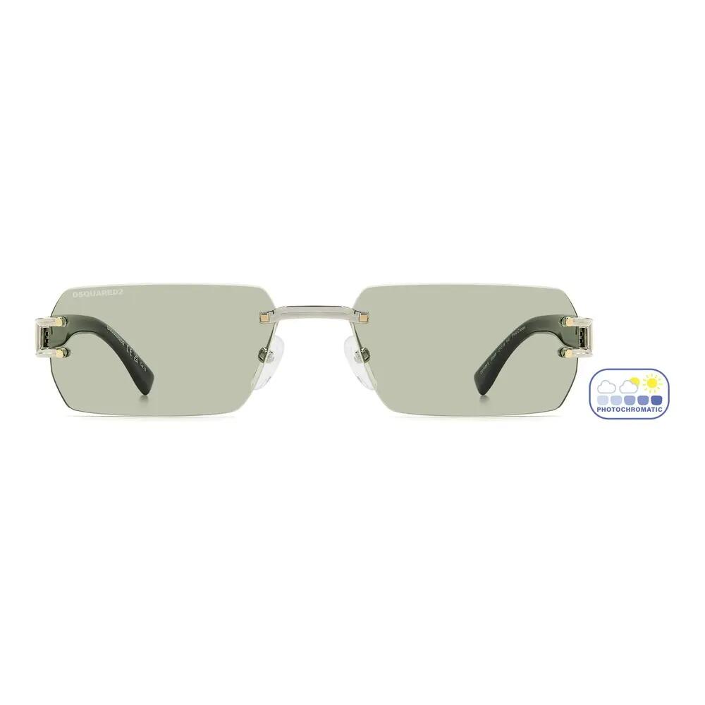 Occhiali da Sole Dsquared2 D2 0189/S I20 Fotocromatici in Metallo Uomo 57 mm 2/5