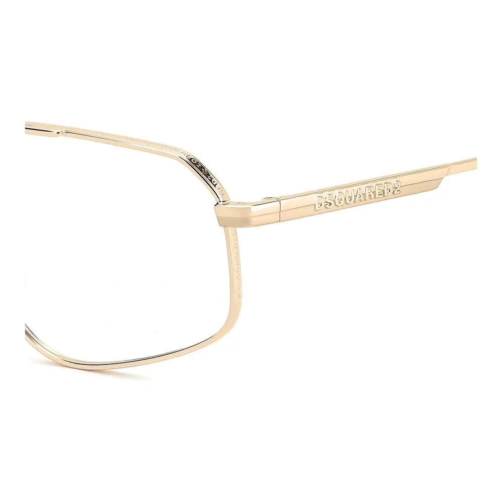 Occhiali da Vista Dsquared2 D2 0176 000 in Metallo Uomo 59 mm 4/5