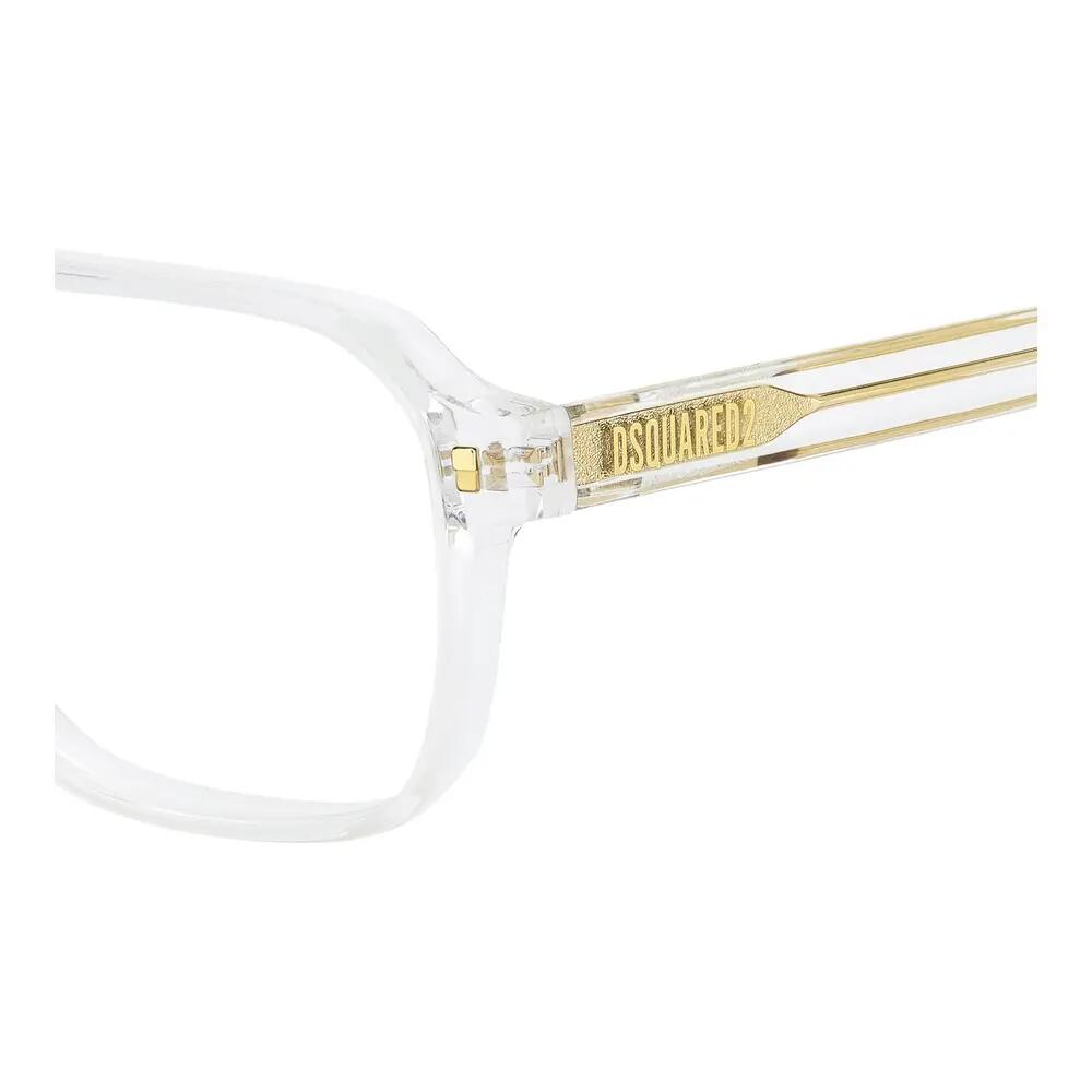 Occhiali da Vista Dsquared2 D2 0203 900 in Acetato Uomo 57 mm 3/4
