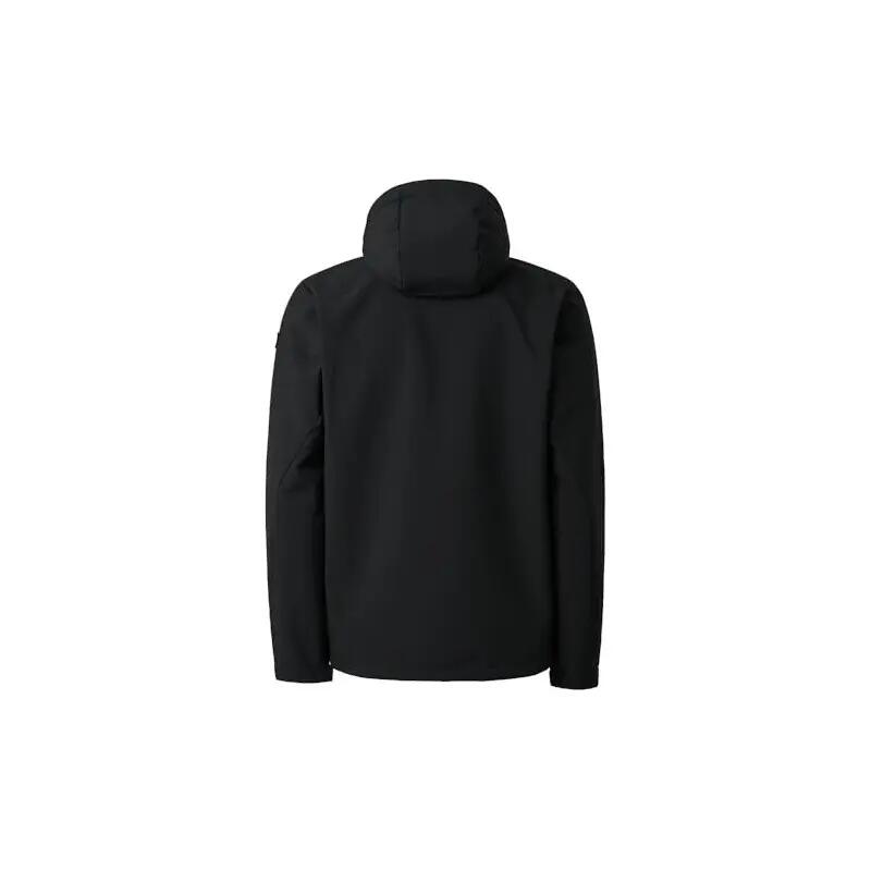 Chaqueta softshell - Hombre - Capucha, 10k/10k, elástica - Benton JKT M - Negra 4/4