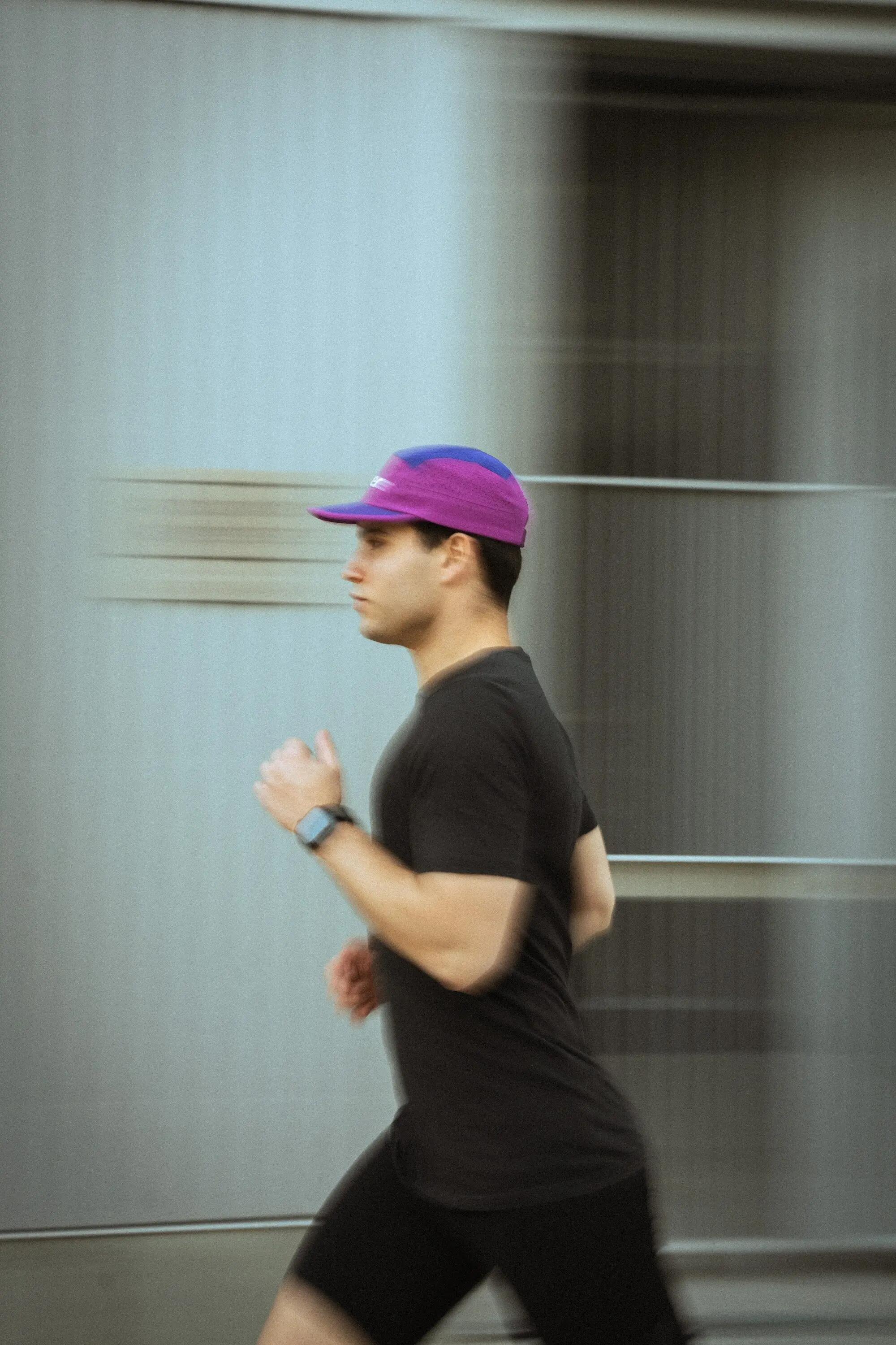 Boné de corrida Beta Purple Cap corrida Unisex Lilás Celer 8/8