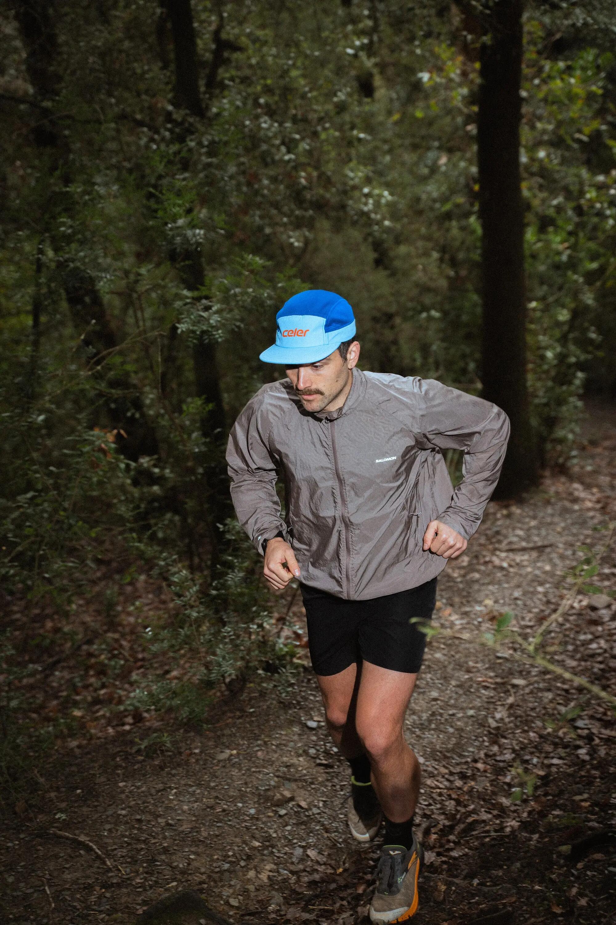 Gorra Running Unisex Ultraligera Transpirable ALPHA Azul 8/8