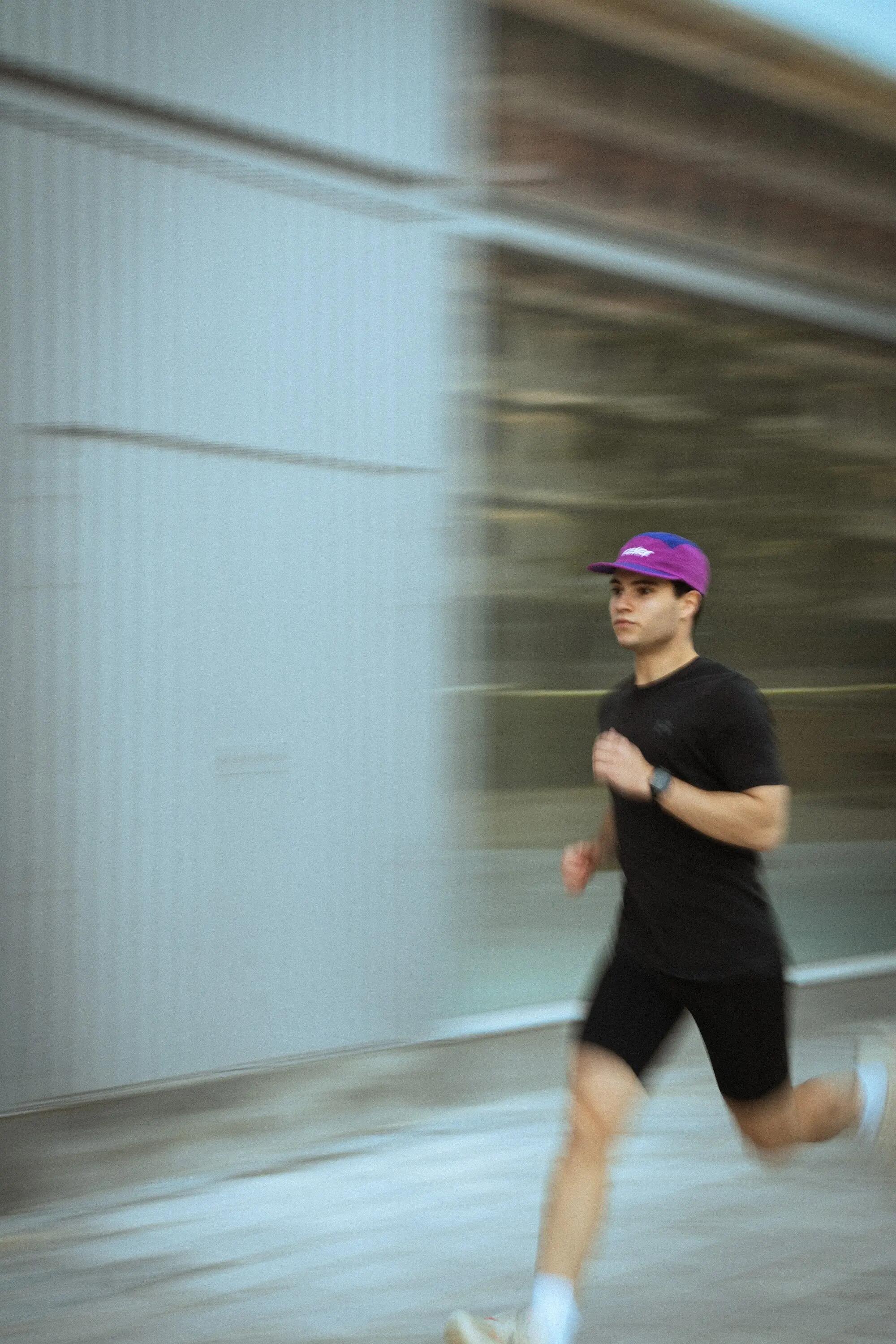 Boné de corrida Beta Purple Cap corrida Unisex Lilás Celer 7/8