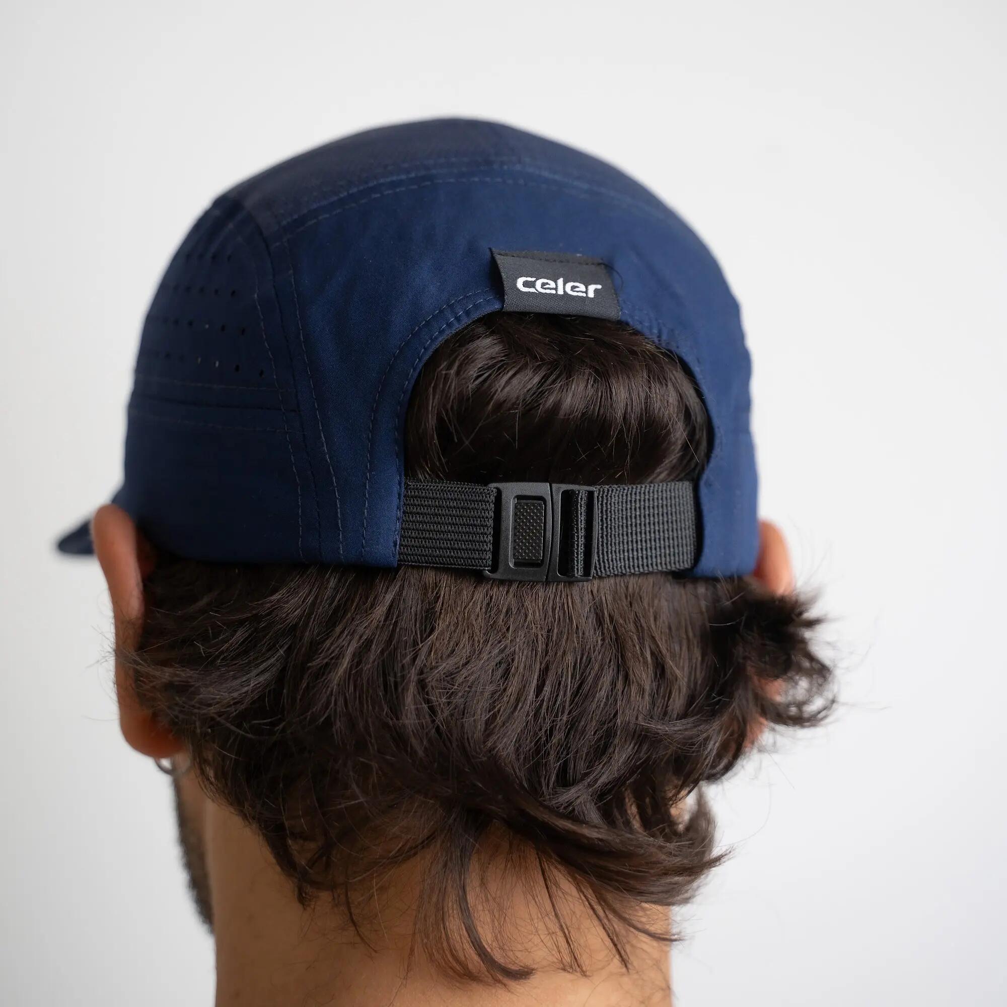 Boné Running Unissexo Microperfurado Respirável BETA Azul-céu 3/8