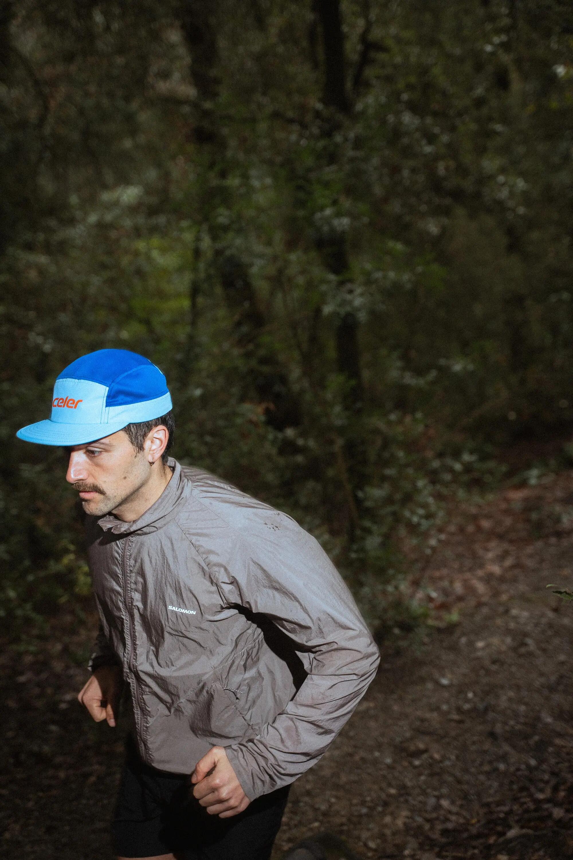 Gorra Running Unisex Ultraligera Transpirable ALPHA Azul 4/8