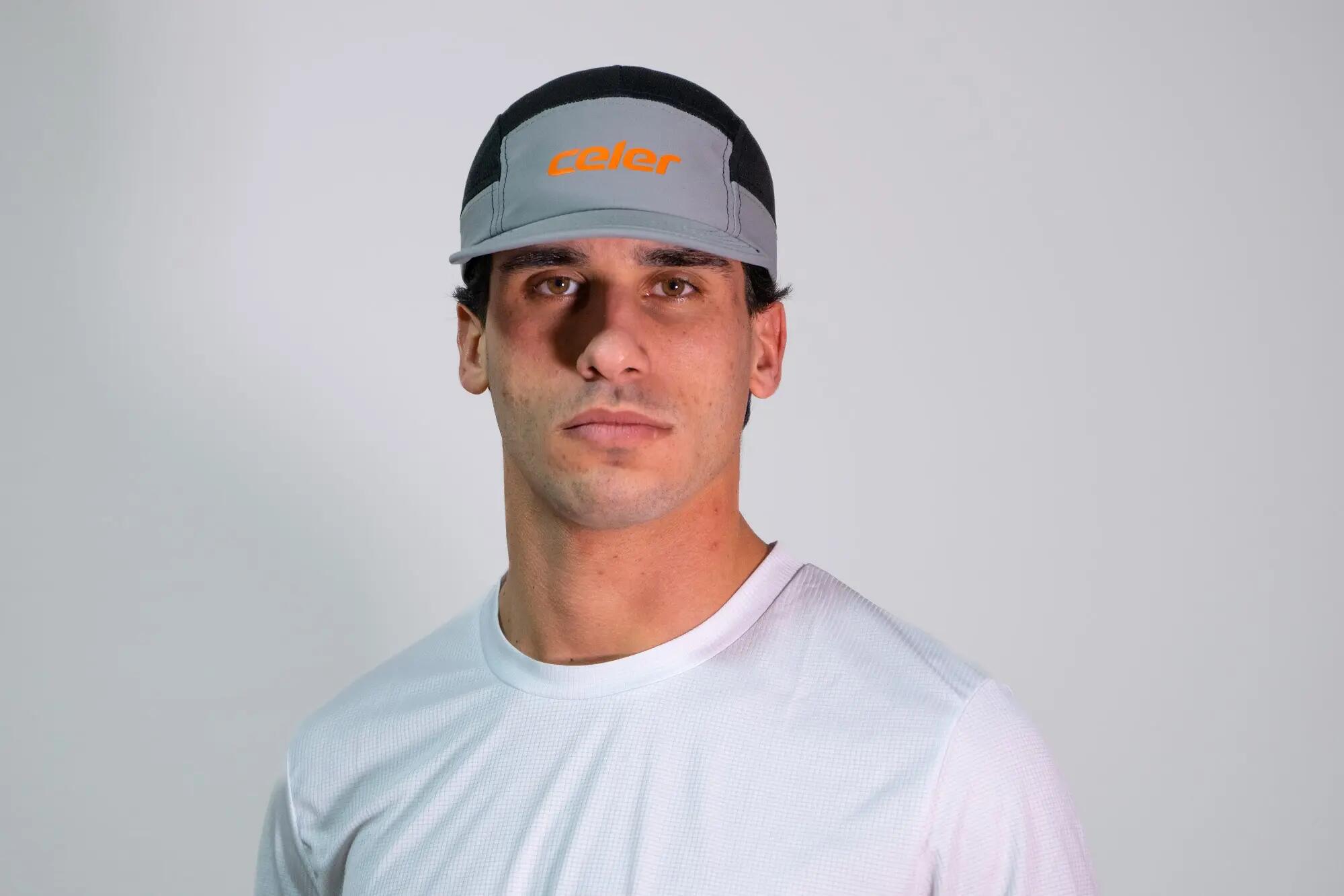 Gorra Running Unisex Ultraligera Transpirable ALPHA Gris 2/8