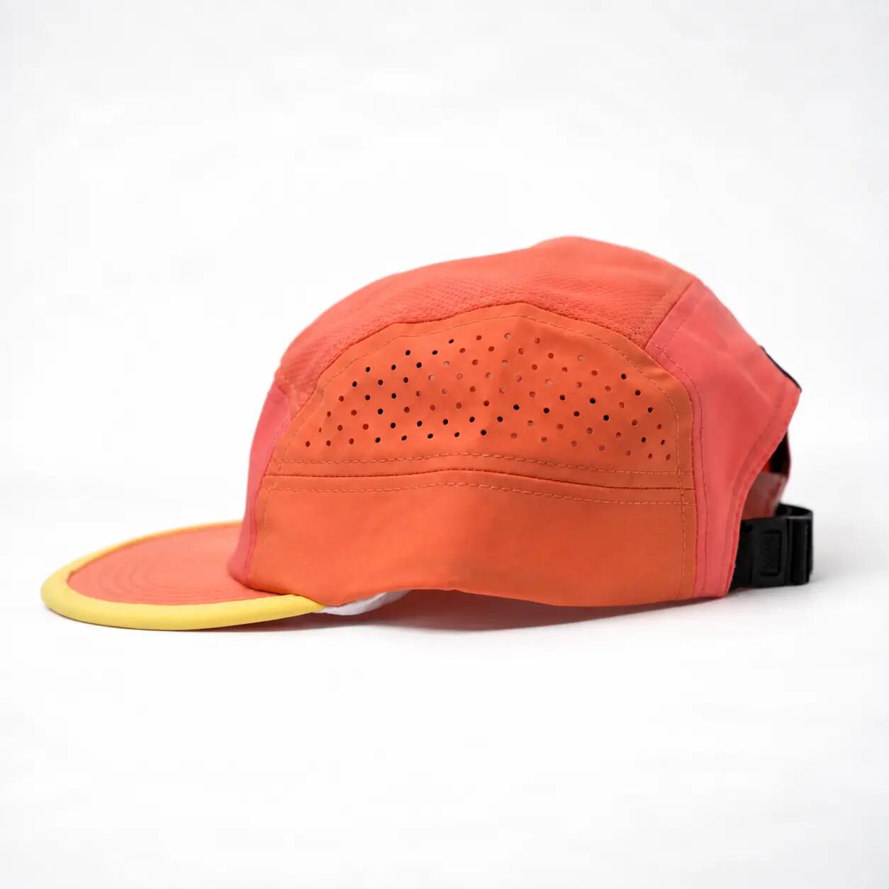 Gorra Running Unisex Microperforada Transpirable BETA Melocotón 2/8