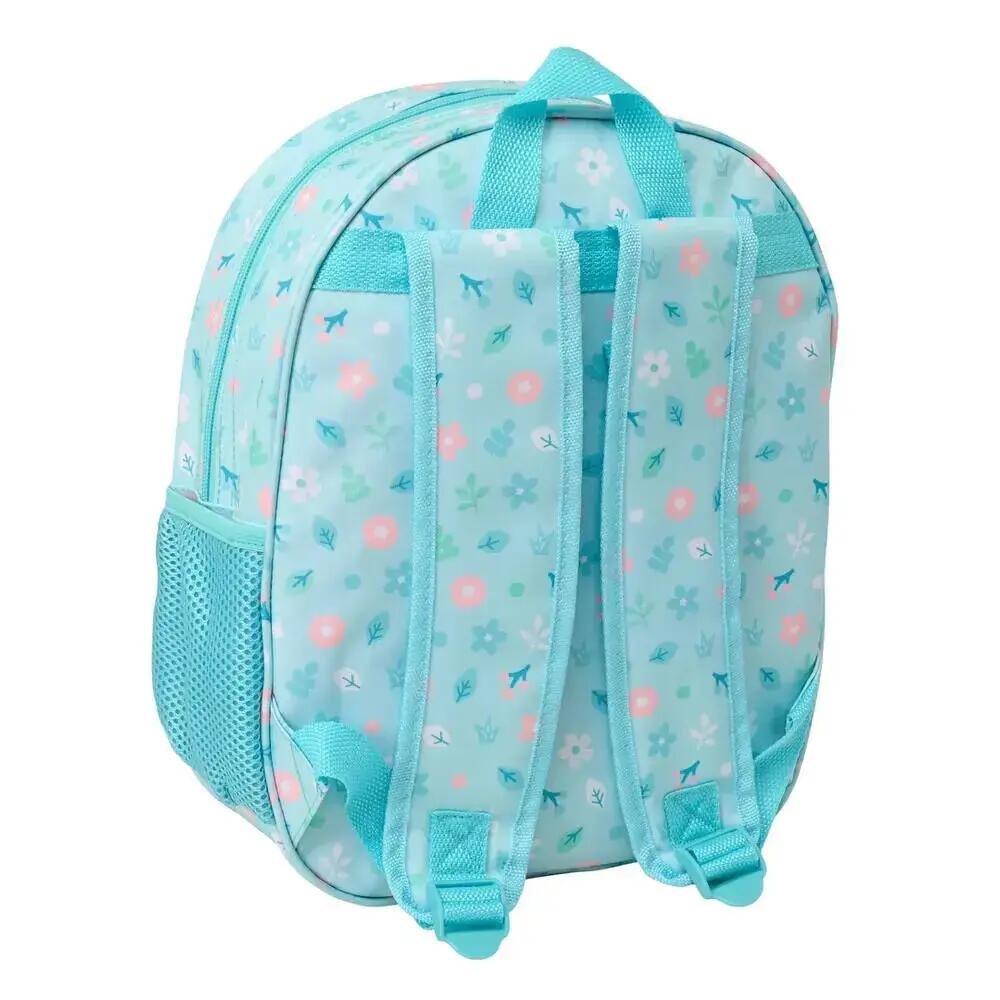 Mochila 3D Infantil Dumbo con Portabotellas y Hombreras Acolchadas Azul Turquesa 6/6