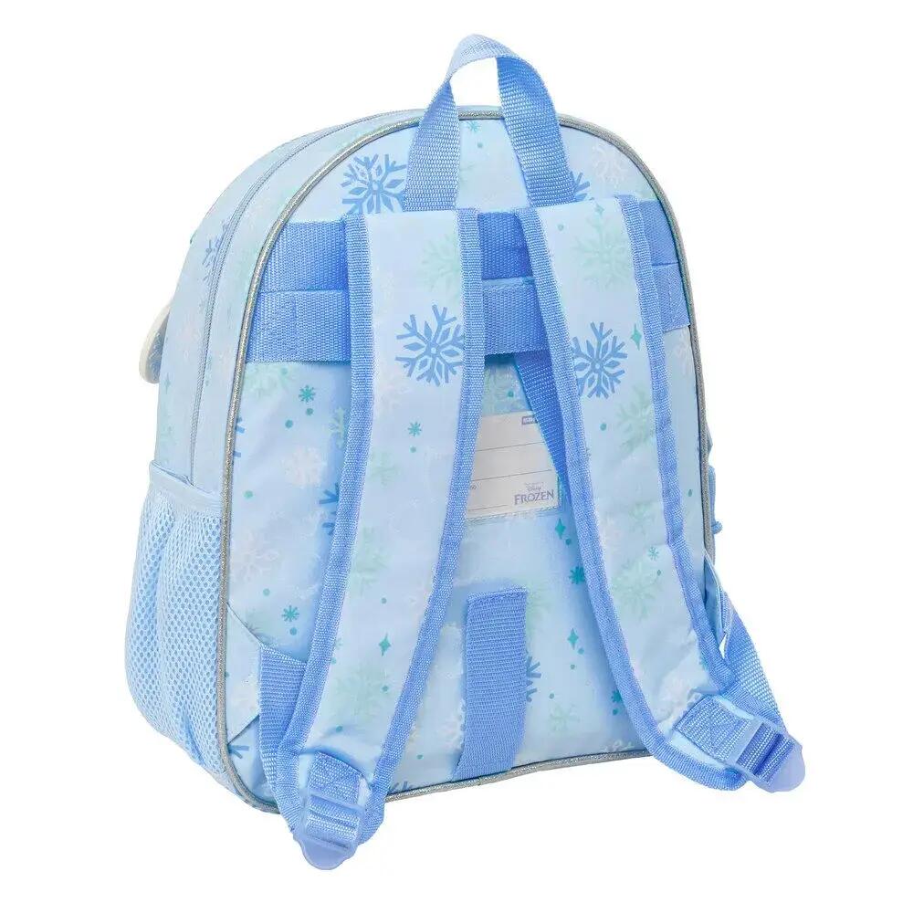 Mochila Escolar Infantil Disney/Frozen Adaptable a Carro Azul 6/6