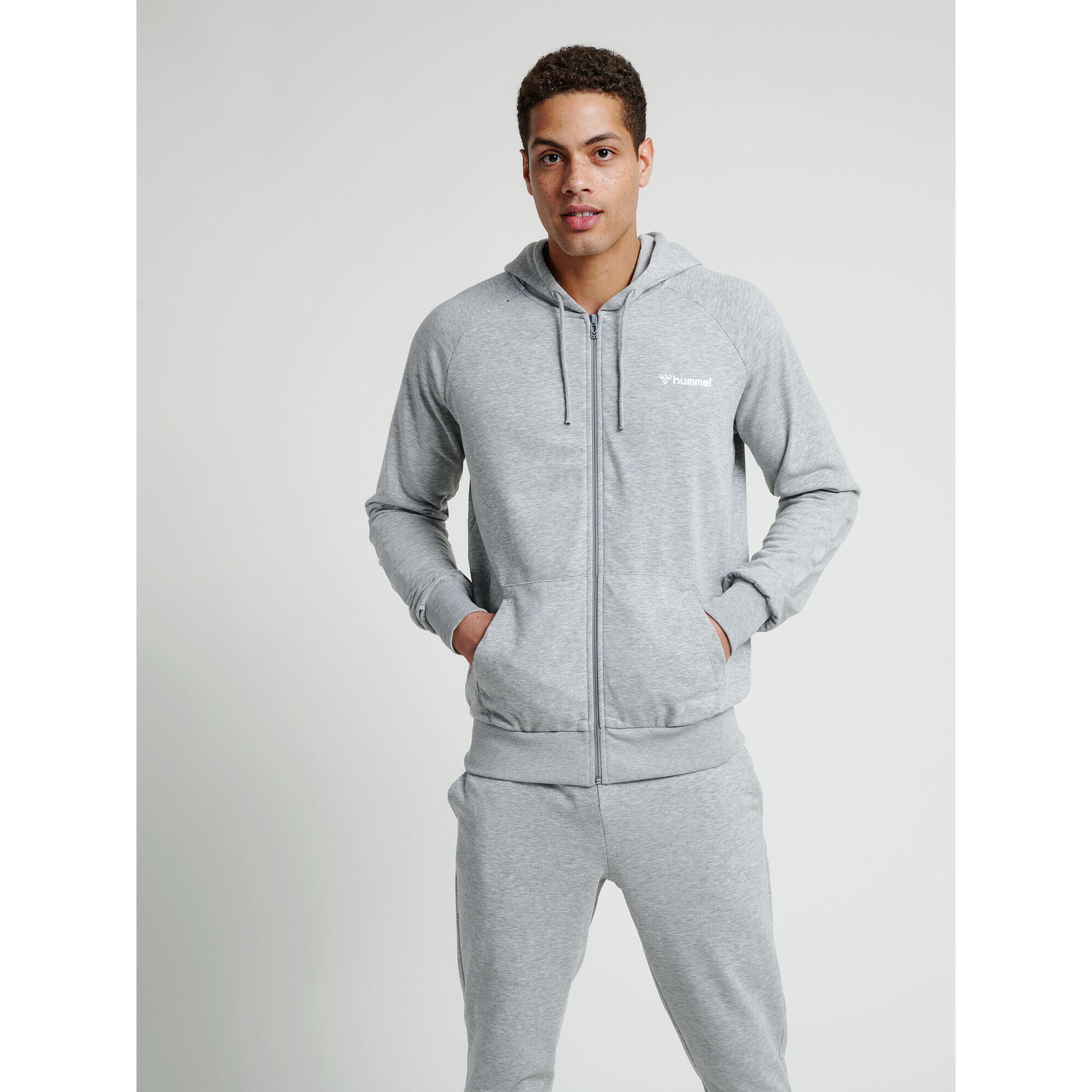 HUMMEL Rits Hoodie Hmlisam Heren HUMMEL