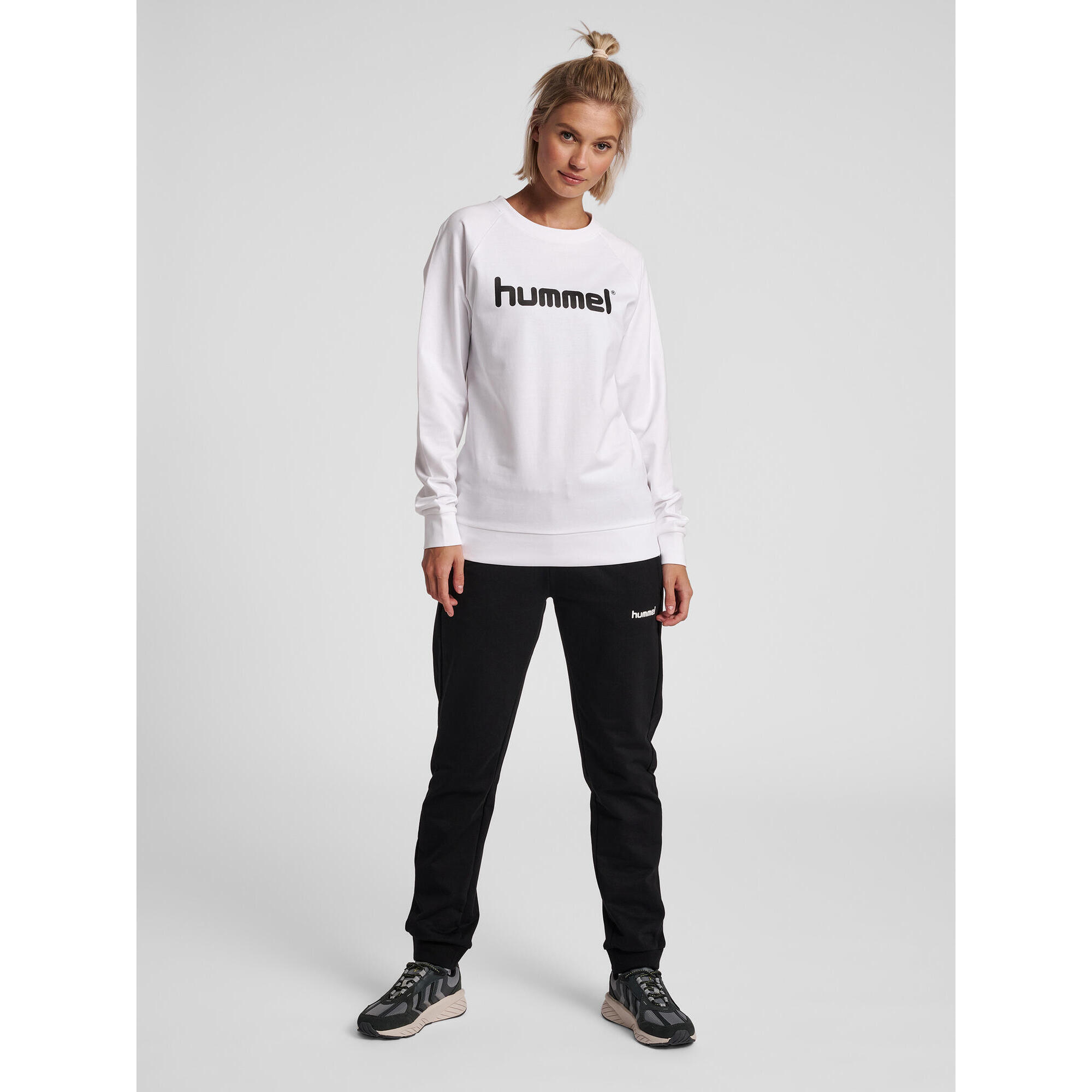 Hummel Felpa donna Cotone Logo