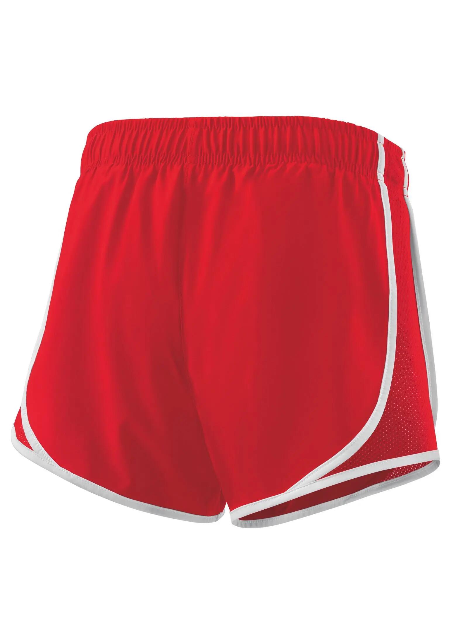 Shorts - Multisport - Dames - Performance met binnenslip - Rood/Wit 2/3